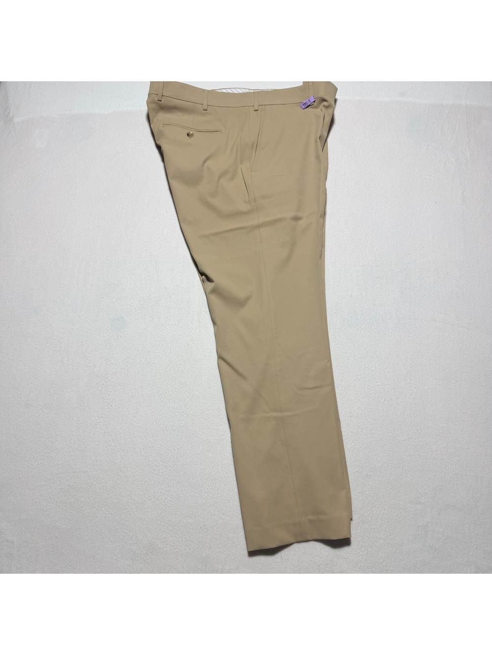 Hart Schaffner Marx State Street Essentials Beige Dress Pants 40x29 Polyester